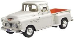 MOTORMAX 1955 Chevy 3100 Stepside Fém Kisautó (1: 24)- Fehér