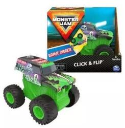 Spin Master Monster Jam - Click & Flip: Grave Digger hátrahúzhatós kisautó (6044990)