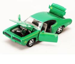 MOTORMAX Pontiac Judge GTO 1969 Fém Kisautó (1: 24) - Zöld