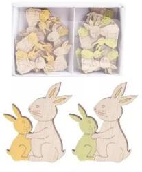 QX Fa dekorációs nyuszicsalád - 24 db-os (65100) - vackorjatek