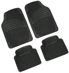 LAMPA Aladino 4D - 4 részes autószőnyeg szett, PVC-textil, fekete színű