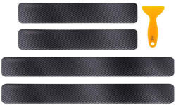  4db-os küszöbvédő matrica - karbon