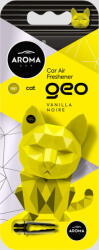Aroma Car Geo Cat illatosító - Polimer Vanília Noire