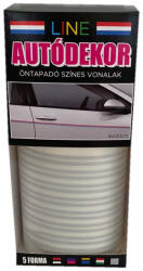 LINE öntapadós dekorcsík - 8x130cm - világosszürke-világosszürke - 09