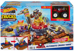 Mattel : Monster Trucks Live Aréna Döntő pályaszett Bone Shaker kisautóval (HNB96)