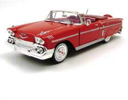 MOTORMAX Chevy Impala 1958 Fém Kisautó (1: 24) - Piros