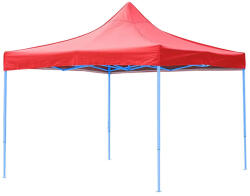 Timeless Tools Összecsukható fémvázas kerti pavilon 2, 9X2, 9m - piros