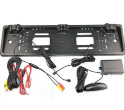  Autós tolatókamerás rendszámtábla keret + tolató radar