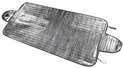 Carpoint Fagyvédő szélvédőtakaró alu - 70x150cm