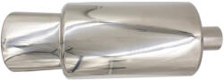 MAXSPEED króm kipufogódob, ovál véggel - 63mm