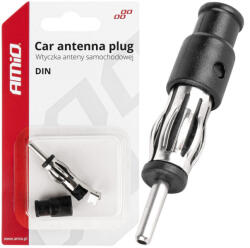 AMIO DIN antenna adapter - fekete