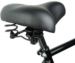 DRESCO Basic női kerékpár nyereg - fekete
