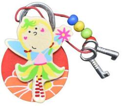 Lakat-tündér, pálcával a kezében