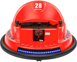 Timeless Tools Elektromos gyermek dodzsem - 6V, akku+távirányító - piros