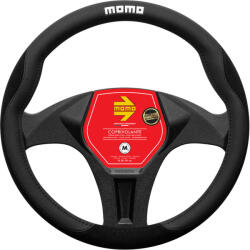 MOMO Comfort kormányvédő - fekete-fehér - 38-39cm - M