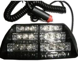 Szélvédő stroboszkóp piros-kék - FL-WS-51034RB - 1db