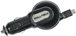 LAMPA Roll-Tech microUSB szivargyújtós töltő - 500mA - 12/24V