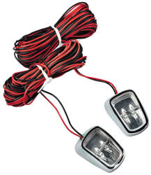LAMPA Twin-Led króm beltéri dekorvilágítás - narancs