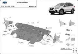 Scut Protection Subaru Forester, 2018-2024 - Acél Motor- és hűtővédő lemez