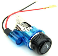  Szivargyújtó aljzat + LED világítás - 24V