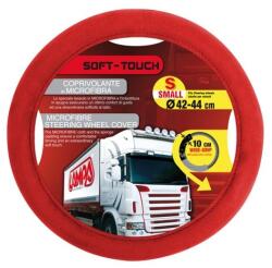 LAMPA Kormányvédő Soft Touch, 42-44cm - piros
