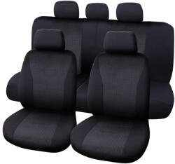 Carpoint Vienna 9 részes univerzális üléshuzat szett - légzsákos - fekete-szürke