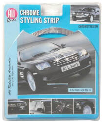 ALLRIDE 365cm hosszú 3, 5mm széles króm díszcsík