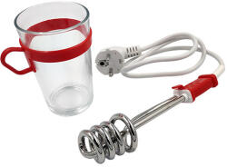 ECE - merülőforraló utazó készlet, üveg pohárral - IPX7 - 230V - 300W
