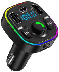 G47 FM transzmitter - dupla USB+USB-C - 12-24V
