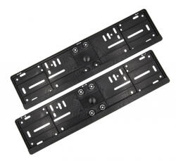  Rendszámtábla keret - fekete - párban