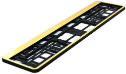 UTAL rendszámtábla keret - arany, szálcsiszolt - 1db