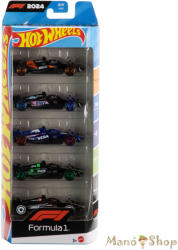 Mattel Hot Wheels - Formula 1 5 db-os kisautó készlet (JGF58)