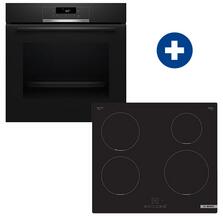 Bosch HQG572EB3 Beépíthető sütő + Bosch PUE611BB5E Beépíthető indukciós főzőlap