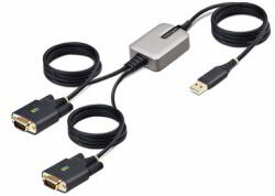 StarTech - 4 m-es (13 láb) 2 portos USB - soros átalakítókábel - 2P6FFC-USB-SERIAL (2P6FFC-USB-SERIAL)