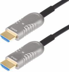 StarTech - 15 m-es (50 láb) HDMI 2.1 hibrid aktív optikai kábel (AOC) - 8K-A-50F-HDMI-CABLE (8K-A-50F-HDMI-CABLE)
