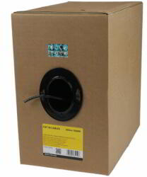 StarTech - Cat 5e Ethernet kábel 305M - WIR5ECMRBK (WIR5ECMRBK)