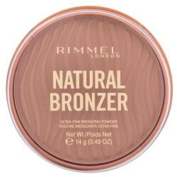 Rimmel London Natural Bronzer Ultra-Fine Bronzing Powder hosszan tartó bronzosító 14 g árnyék 003 Sunset