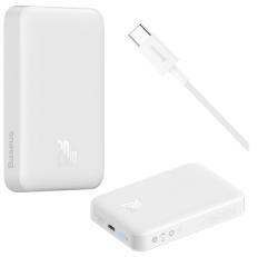 Baseus MAGNETIC MINI OS vésztöltő Type-C aljzat (10000mAh, 20W, PD gyorstöltő, wireless, MagSafe + T (137433)
