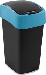 Keter FLIP BIN billenő fedeles szemetes 25L, fekete/kék 263991 (02171-280) (263991)