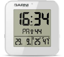 GARNI technology GARNI 138W - ceas deşteptător digital cu termometru şi higrometru, alb (GARNI 138W)