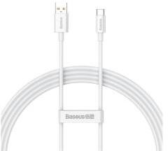 Baseus SUPERIOR adatkábel (USB - Type-C, 100W, PD gyorstöltő, 150cm, törésgátló) FEHÉRP10320102214-0