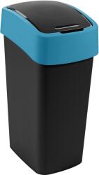 Keter FLIP BIN billenő fedeles szemetes 45L, fekete/kék 263992 (02172-280) (263992)