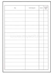  C. 5230-152/A 100lapos "Soros (folyószámos) iktatókönyv" nyomtatvány (EGYEB_BELFOLDI_C. 5230-152/A) (EGYEB_BELFOLDI_C.5230-152/A)