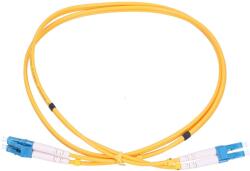 Extralink PATCHCORD LC/UPC-LC/UPC SM G. 652D DUPLEX 3.0MM 1M PVC - 1 m cablu InfiniBand/fibră optică FTTH Galben (EX.3623)