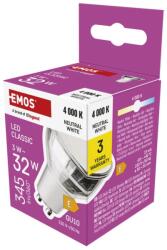 EMOS LED CLS MR16 3W(32W) 345lm GU10 NW LED CLS 3W(32W) 345lm GU10 NW (1525730427)
