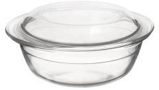 ORION üveg sütőtál fedővel 23 cm (16709)