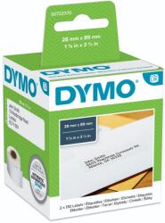 DYMO LW - Standard Address Labels - 28 x 89 mm - S0722370 Fehér Öntapadós nyomtatócimke (S0722370)