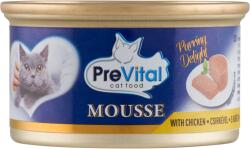 PreVital Mousse teljes értékű állateledel felnőtt macskák számára csirkével 85 g