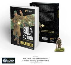 Warlord Games Manual de Reguli WARLORD GAMES Bolt Action 3rd Edition Rulebook (English) cu Figurina Francis S. Currey Inclusa (9781472863805) Figurina