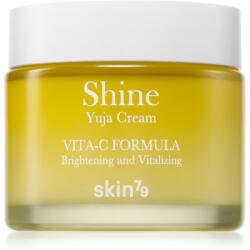 skin79 Shine Yuja Cream Vita-C Formula хидратиращ и озаряващ крем за лице за кожа с хиперпигментация 70ml